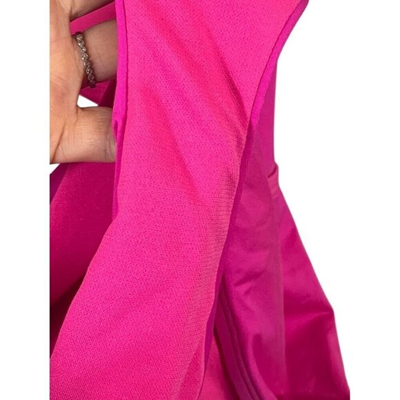 Gibson Latimer Swimsuit Women XL Pink One Piece Halter Bold Summer Tropical 80s - Picture 9 of 11